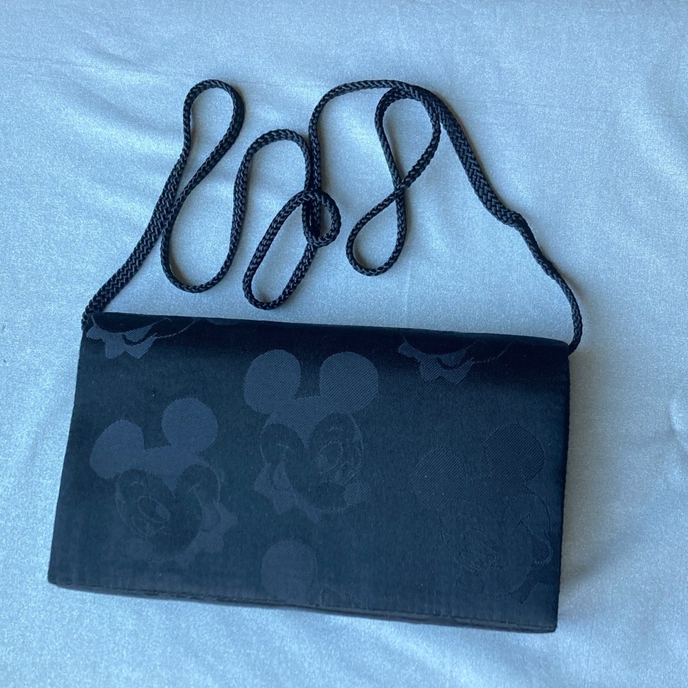 Vintage Mickey Mouse La Regale Black evening crossbody purse or clutch
